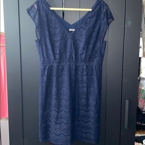 Navy Lace Dress